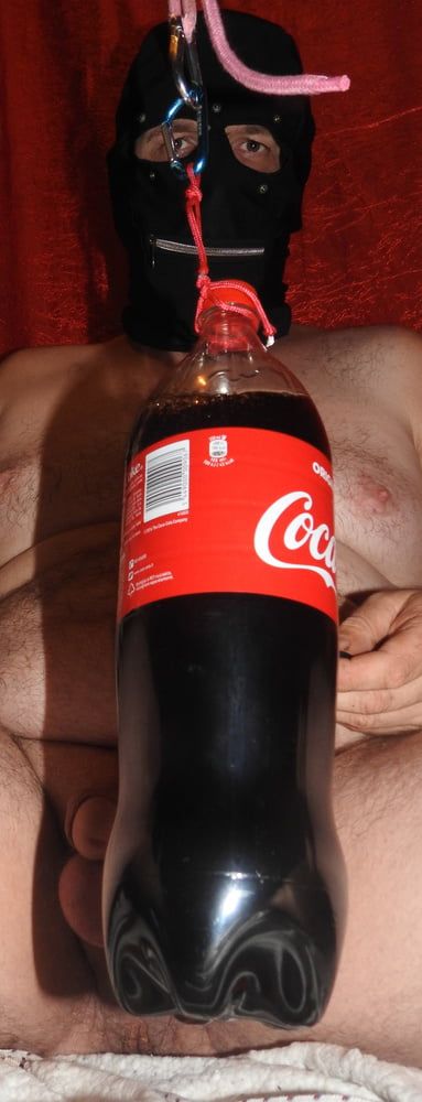 Ballbusting with Coke Bottle #6