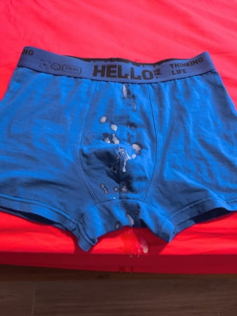 I cum in the boxers of a 22 year old twink boy.