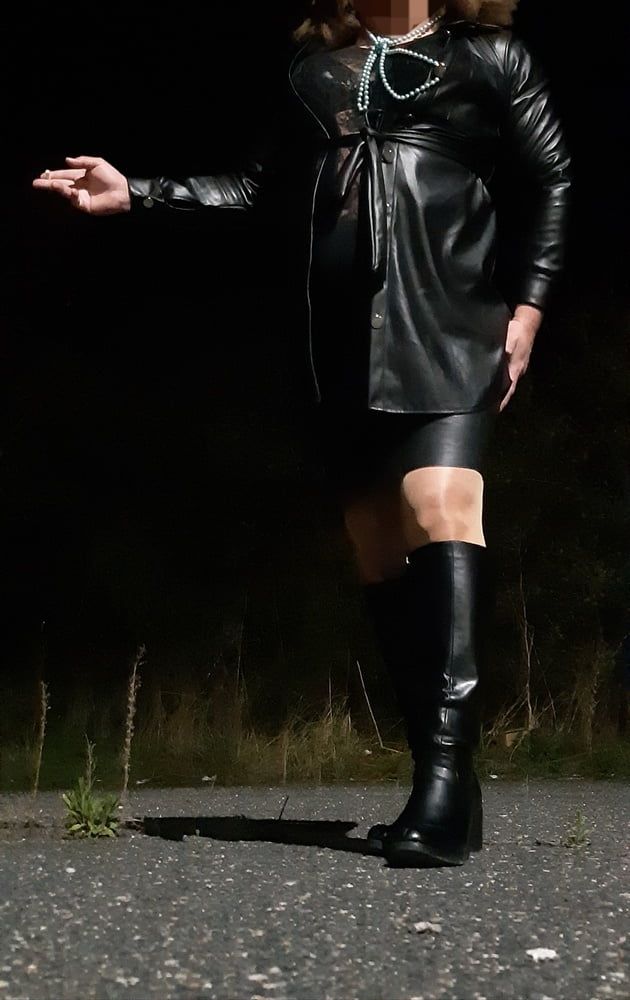 Leather skirt #7