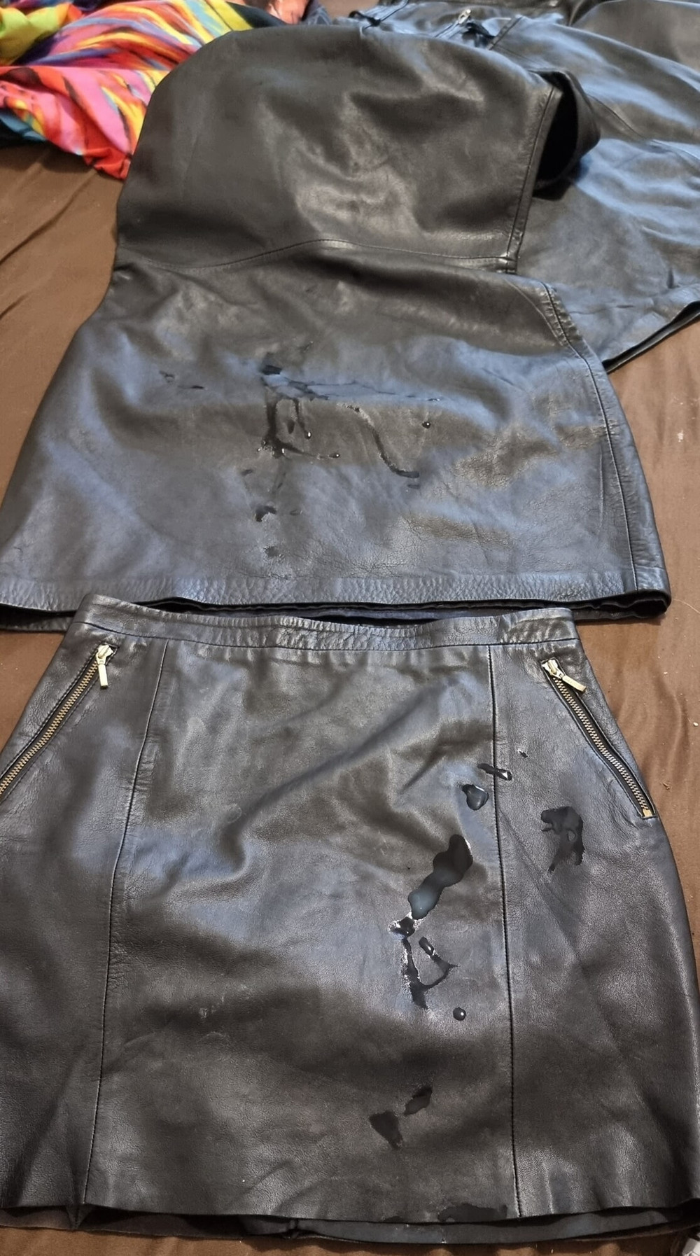 Geile Damen echtleder klamotten mix. #8