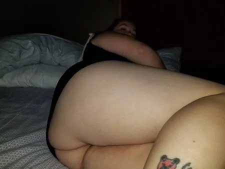 sexy bbw shows off her assets         