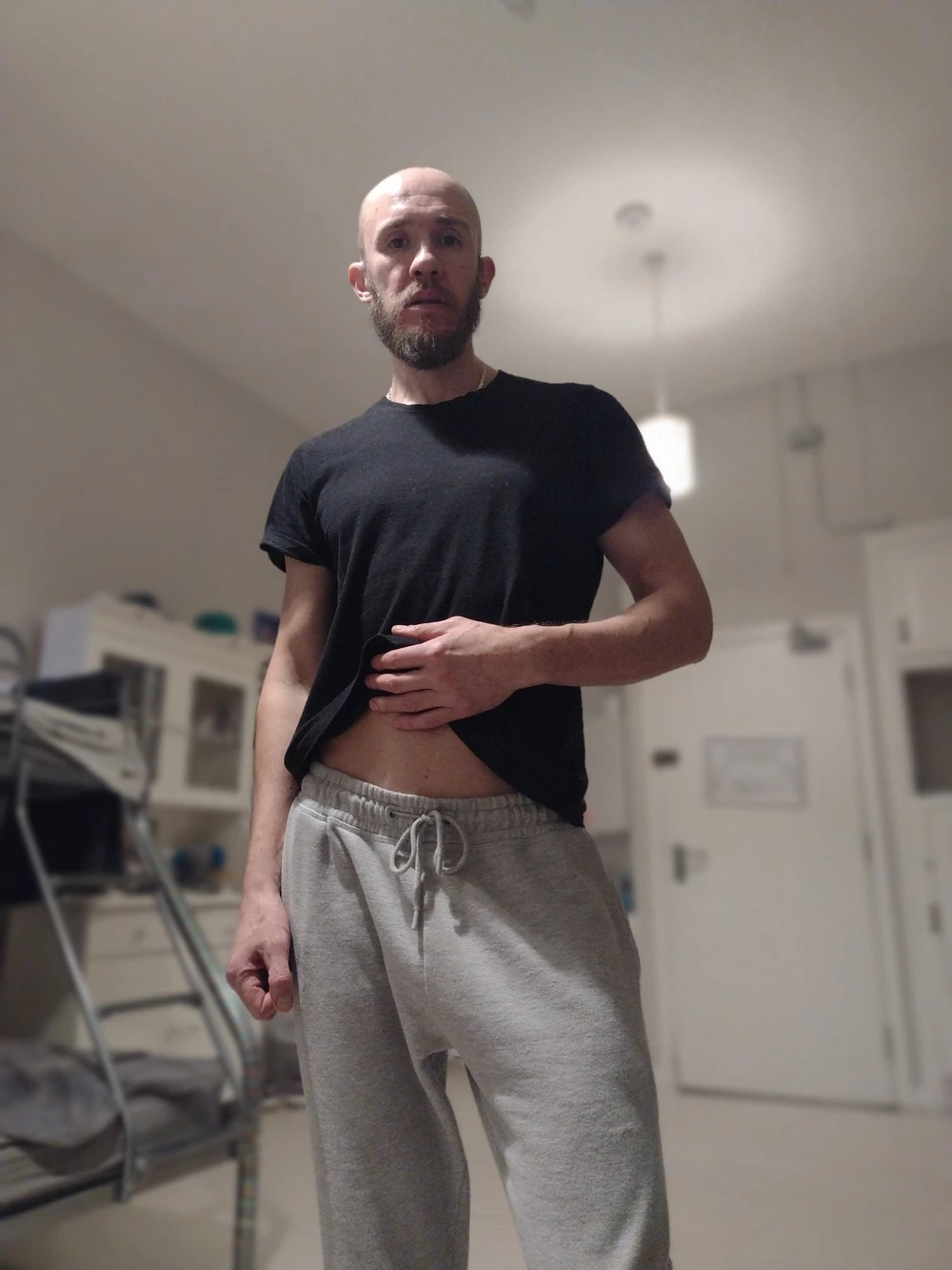 Showing soft dick #2