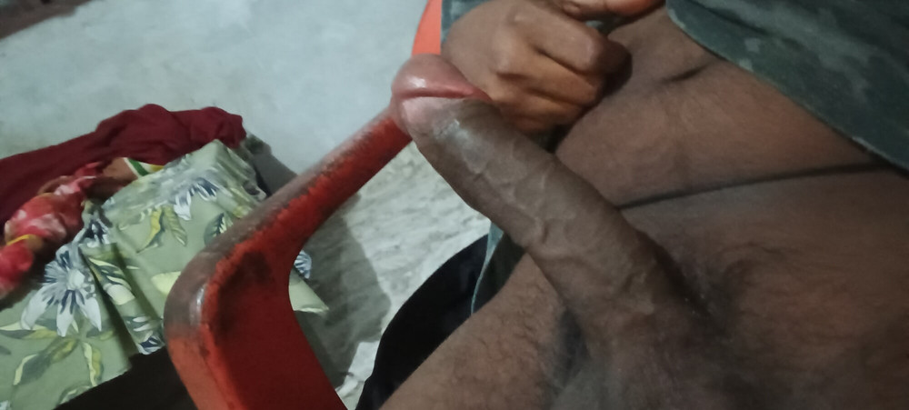 Royal Roy's big black hard cock and pink dick