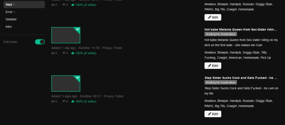 Video has not been uploaded