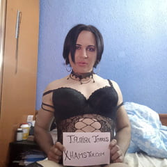 Sissy taniax in black bodysuit -Mayo 2023