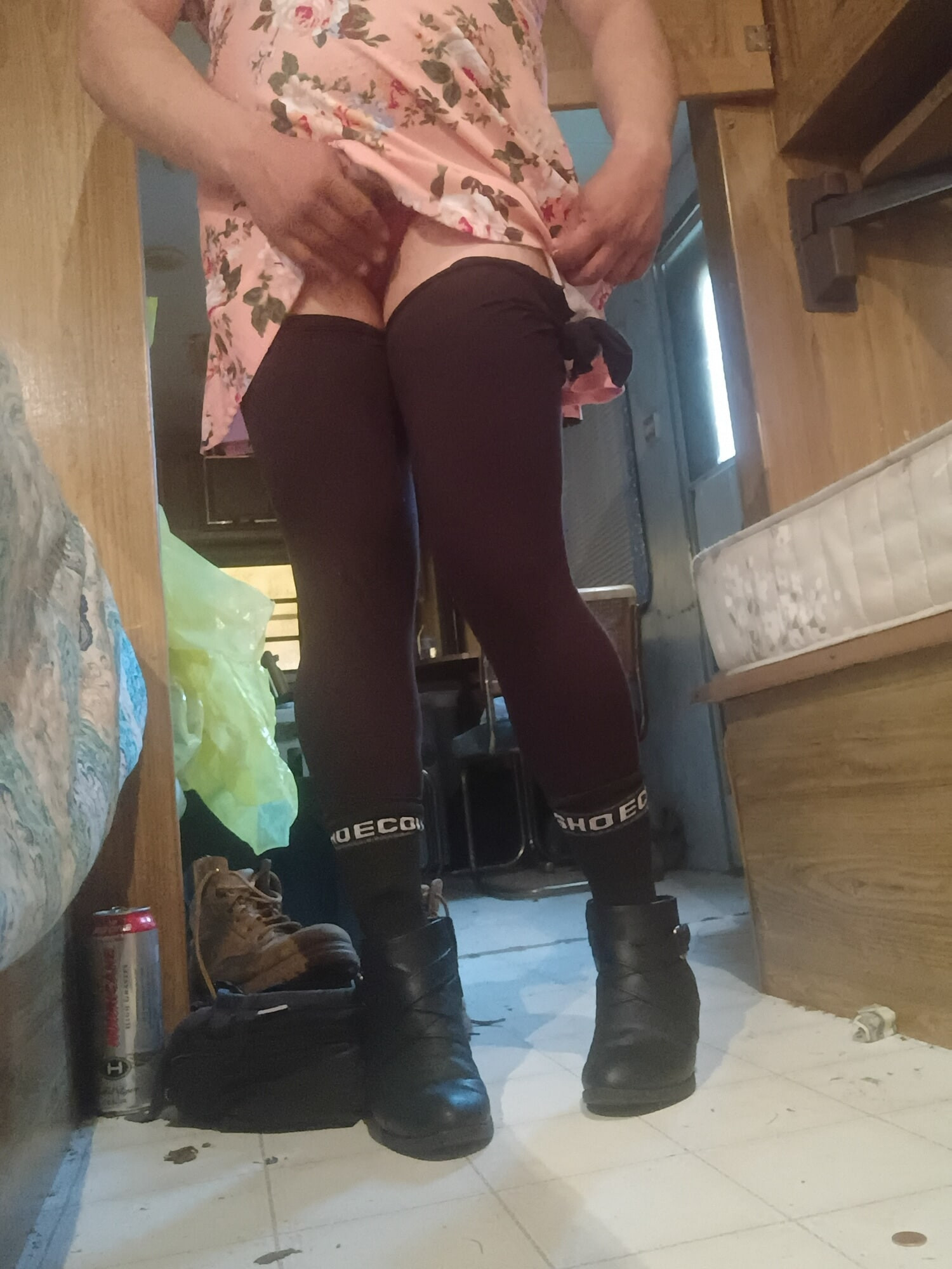 Sexy vestido en panty  #5