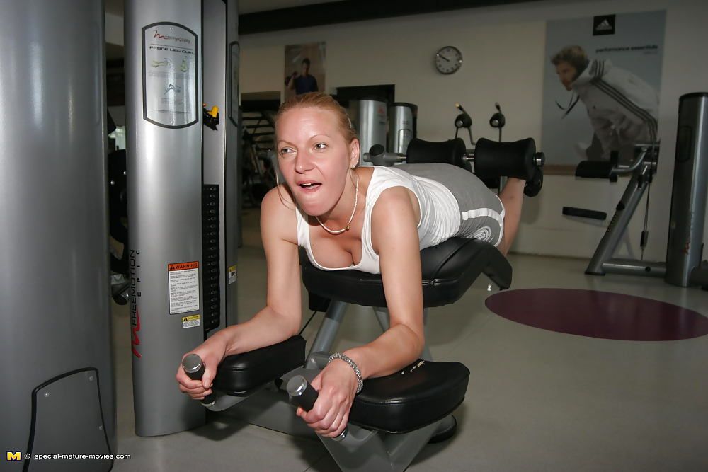 Naked Mature Mothers do Naked Exercises at Gym PART 2 #53