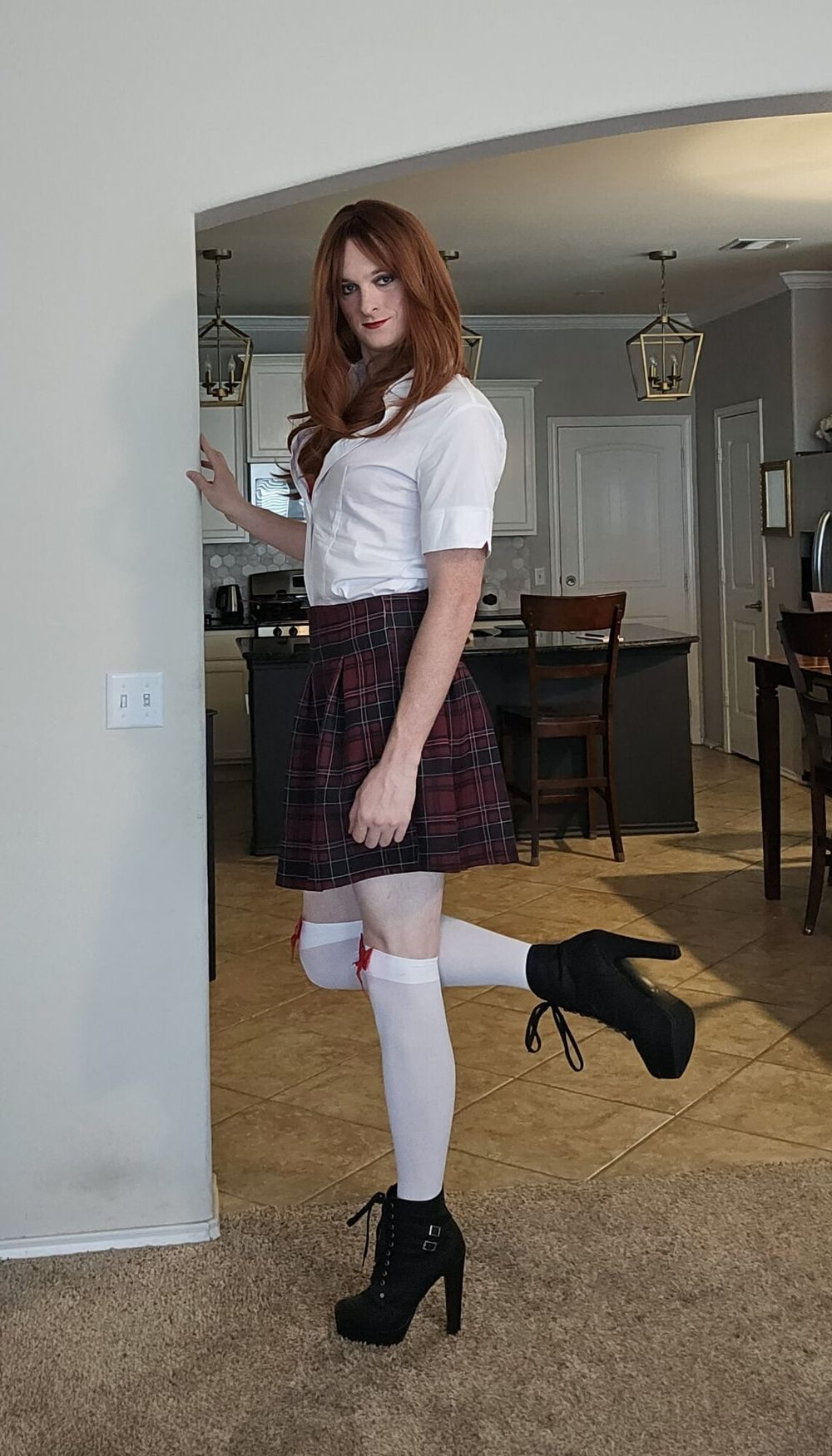 Sissy Femboy School Girl #17