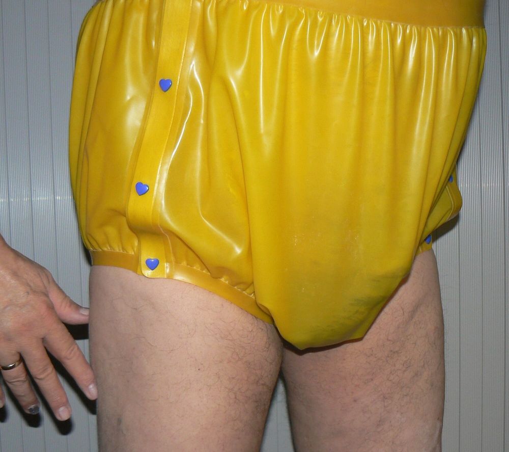 Gummibub in clear Rubber Pants #10