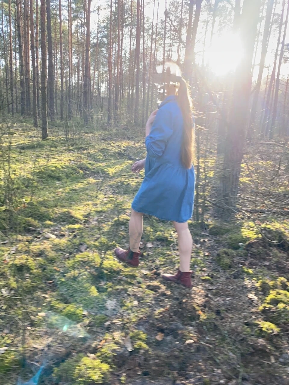 Bare bum in the forest #4