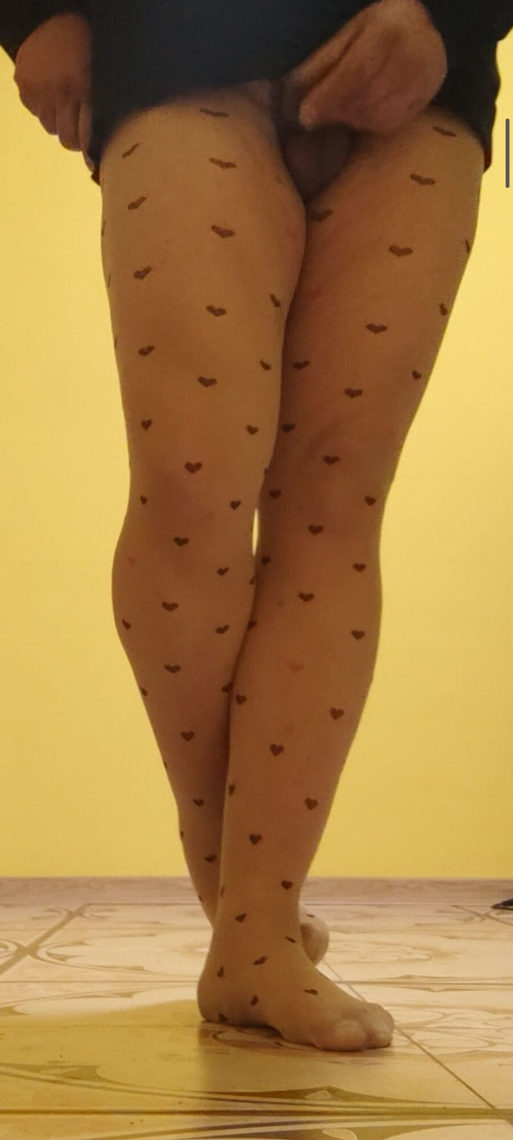 Ripple pantyhose on me #38