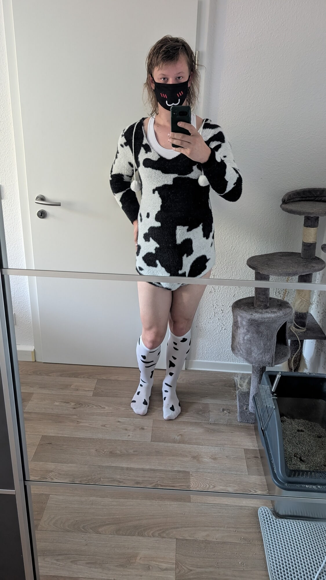 Femboy cow lingerie
