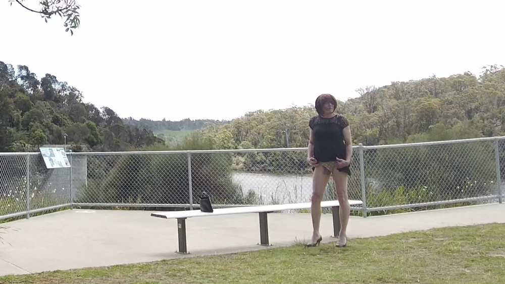 Crossdress roadtrip- local dam #10