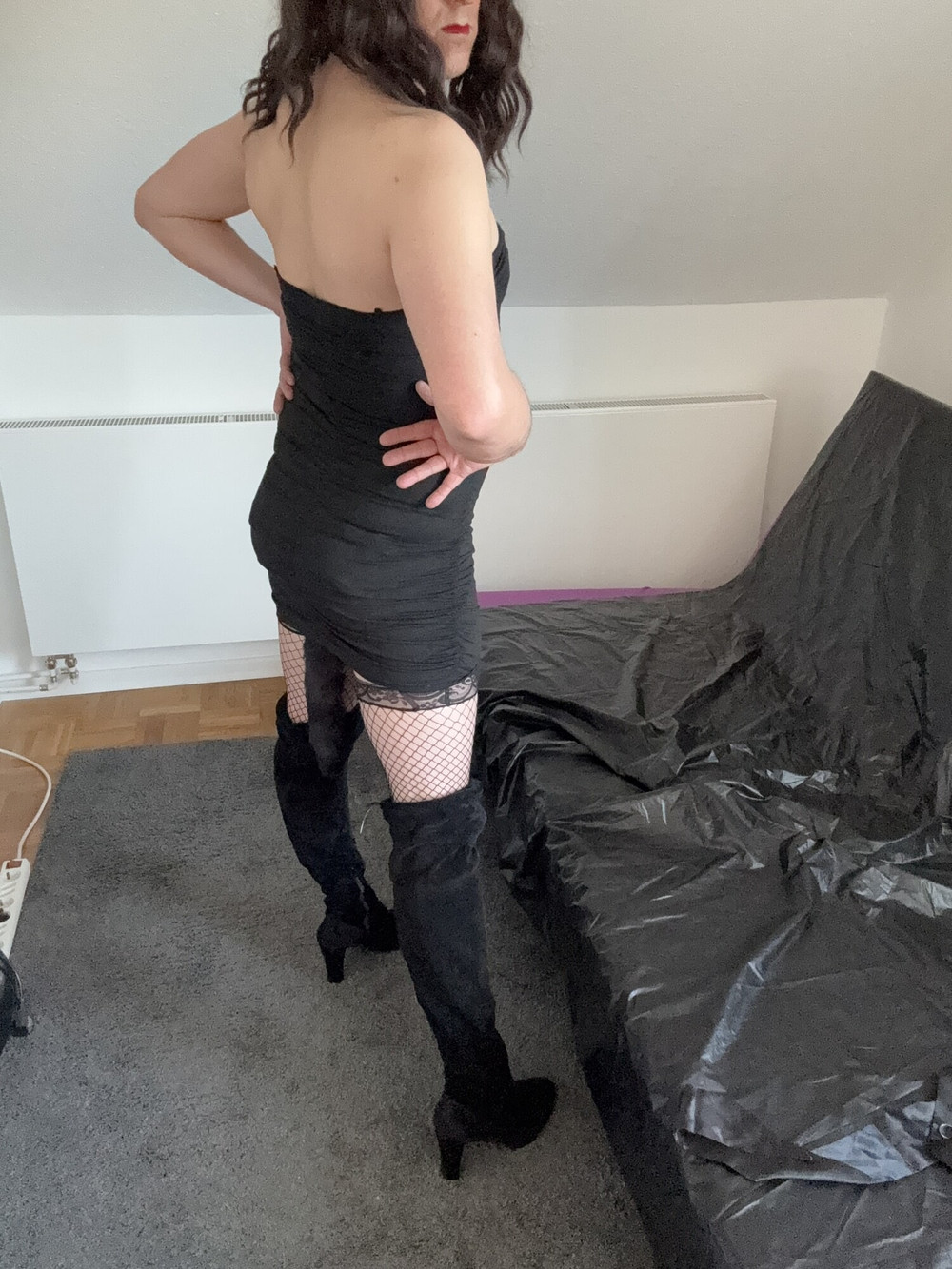 German Sissy in Harness and anal toy #36