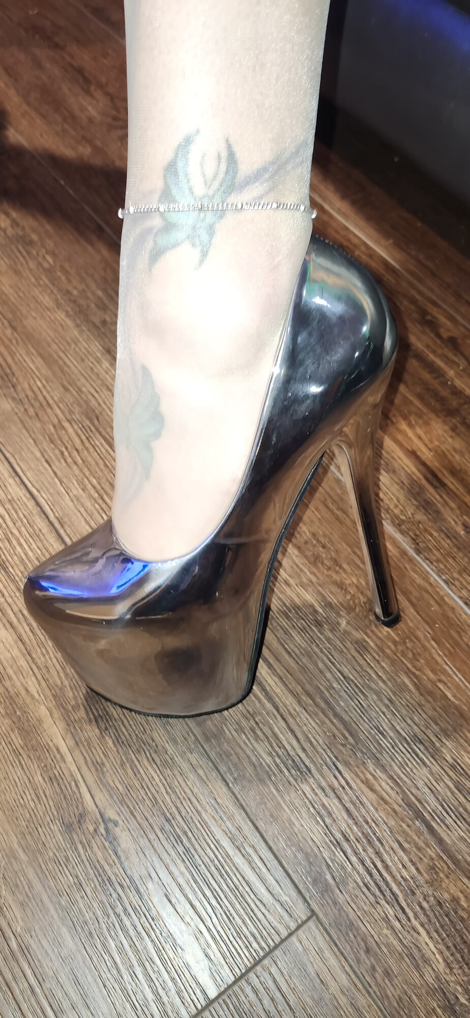 High Heels Pantyhose And Sexy Dress #25