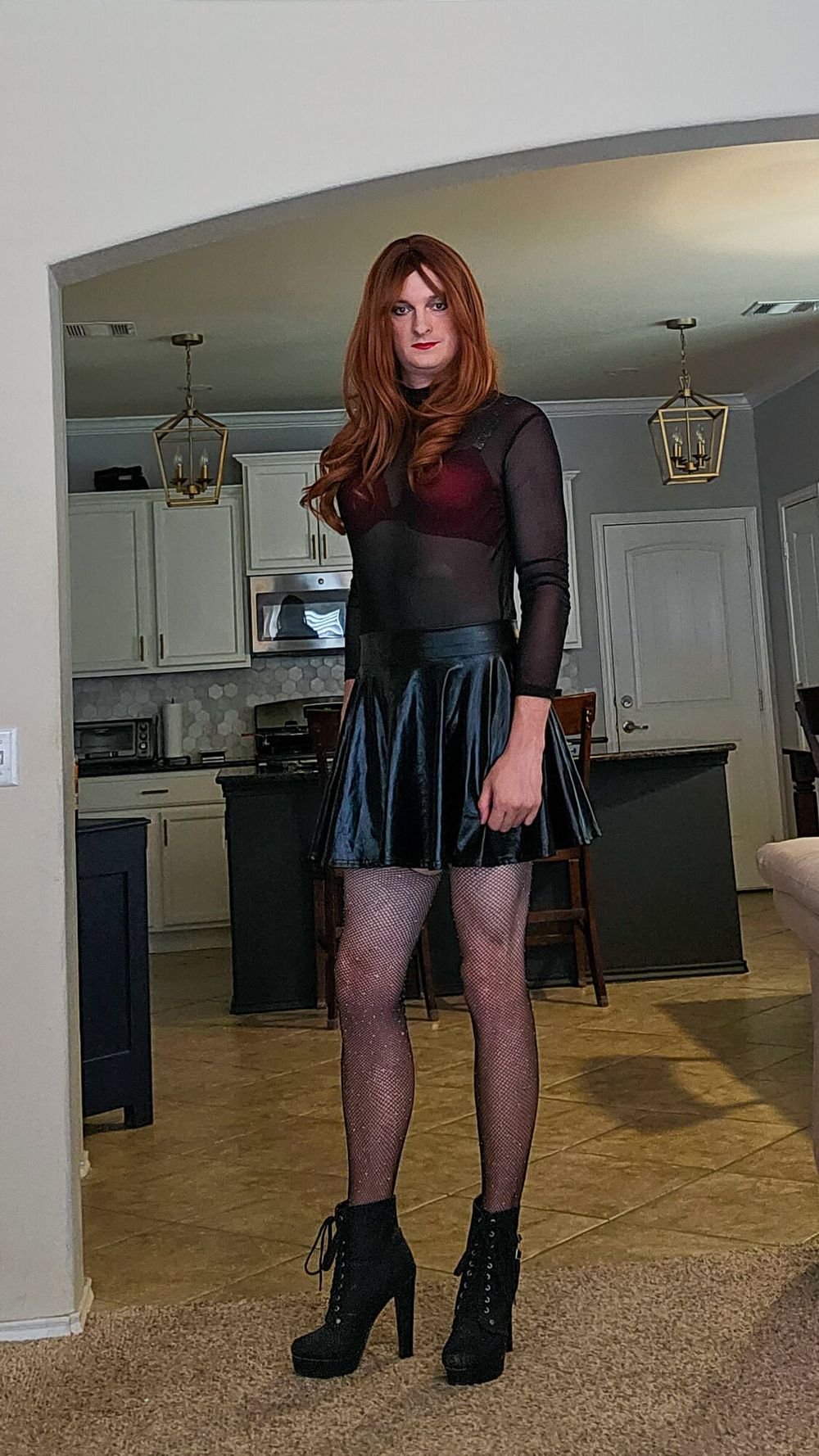 Redhead Sissy Kristina #4