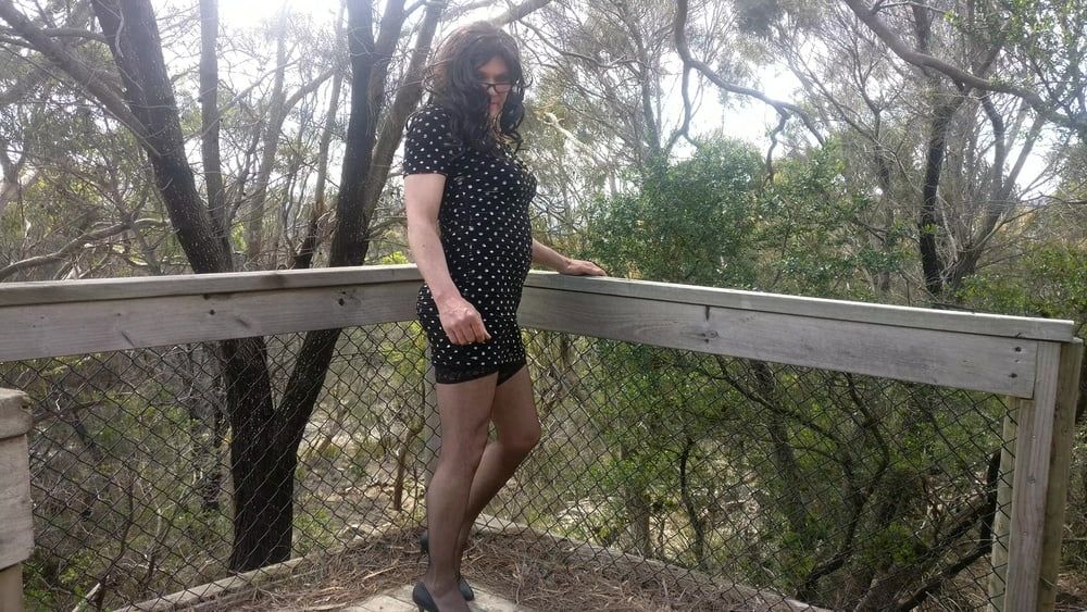 Crossdress Road trip- out on the boardwalk #4