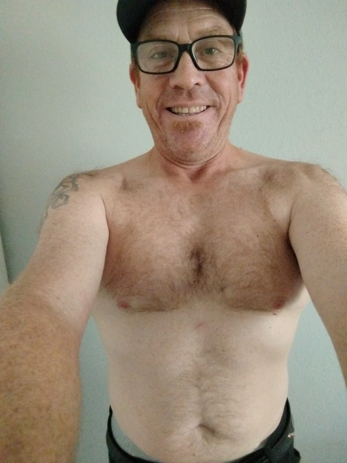 Jacking off my big cock stroking it till I nut