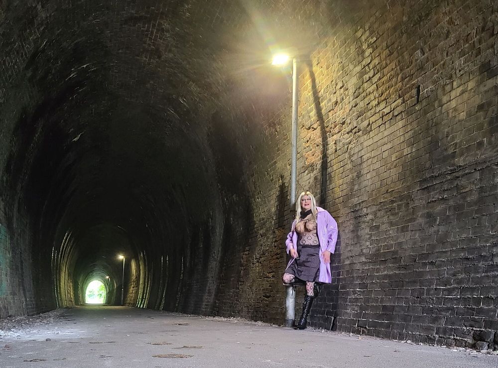 sissy in old tunnel #14