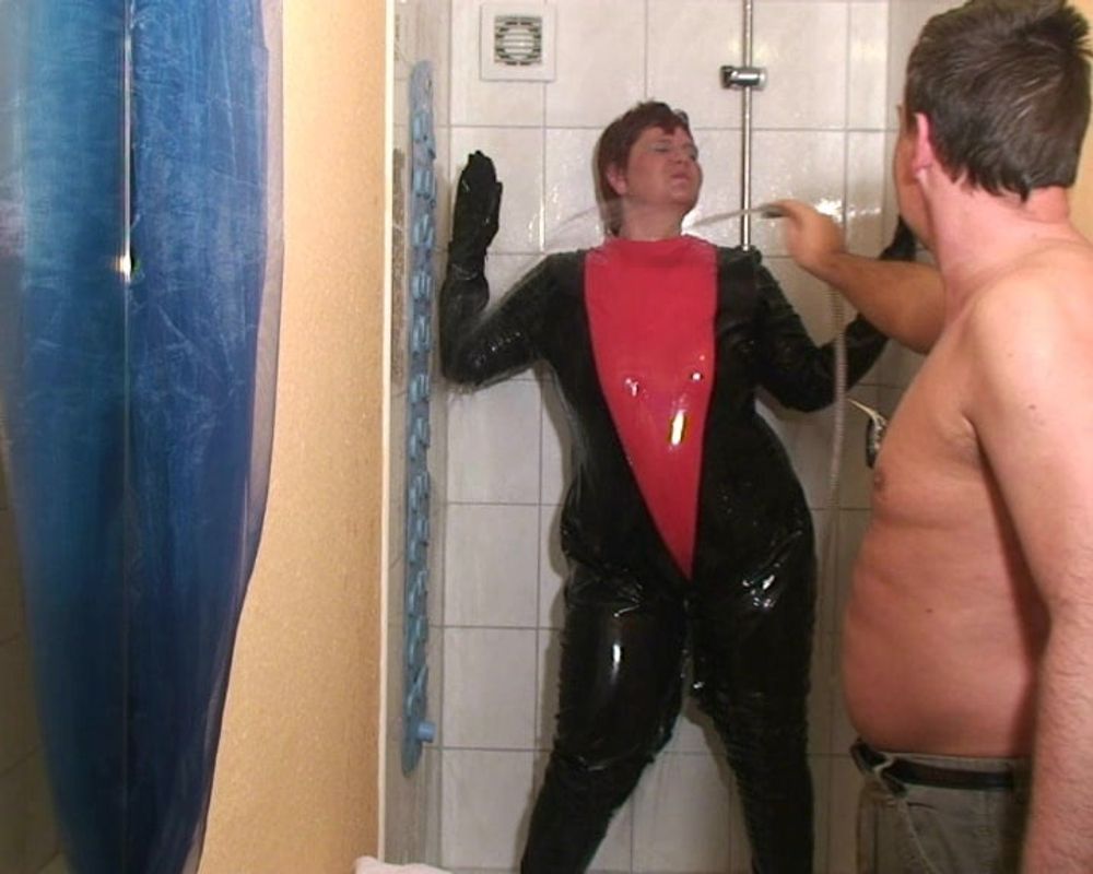 Punishment in the pvc suit #19