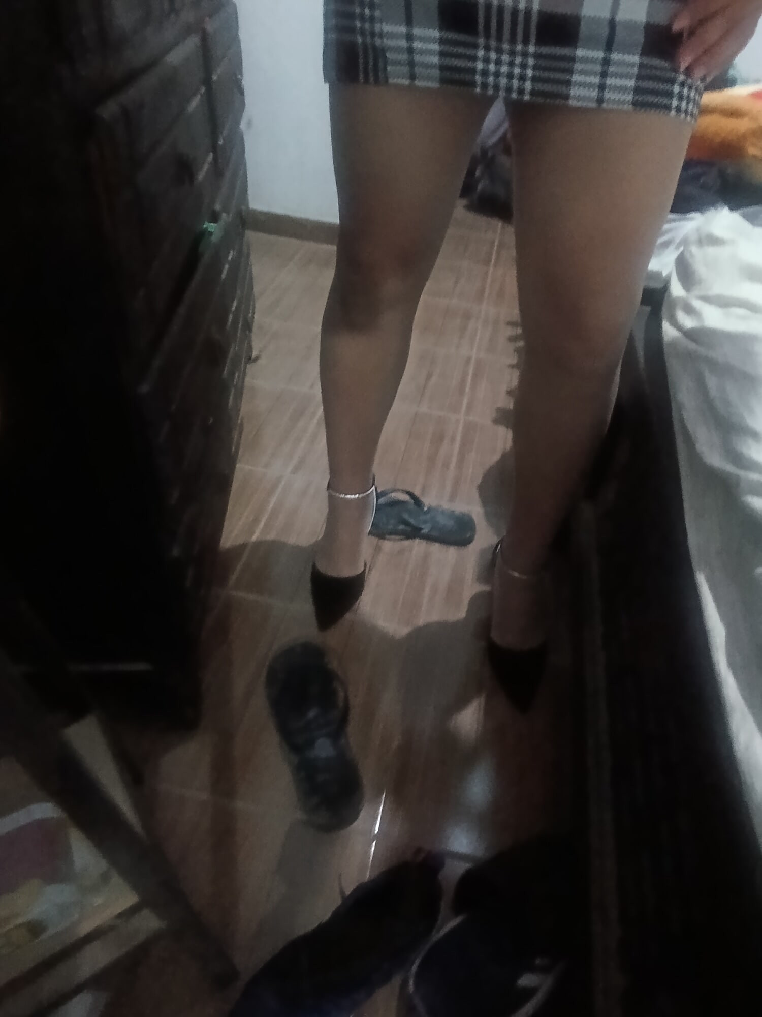 Heels & pantyhose