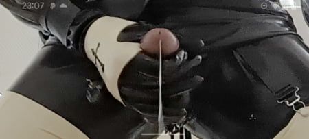 Alison in Rubber nuns uniform 