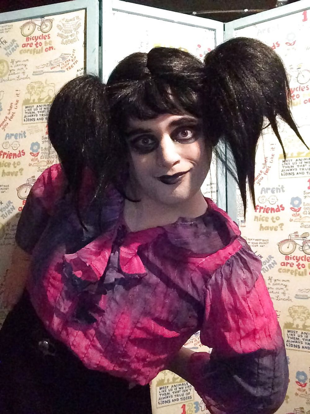 Cute as hell (goth tranny) #10