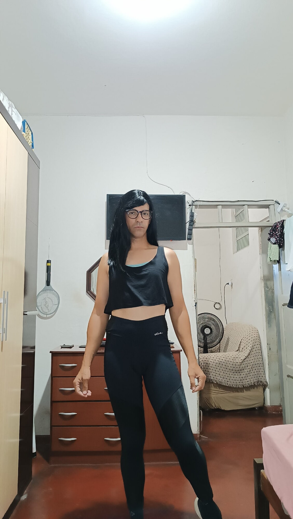 Sakura Nakamura Skinner Legging Gym  #15