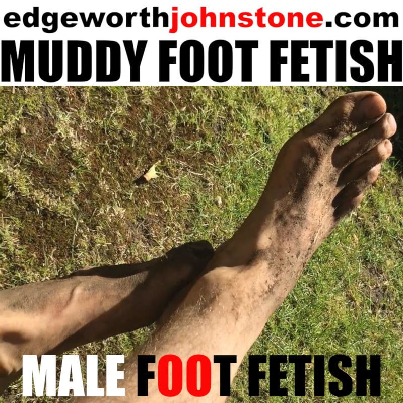 Muddy Feet - Big dirty male foot fetish #2