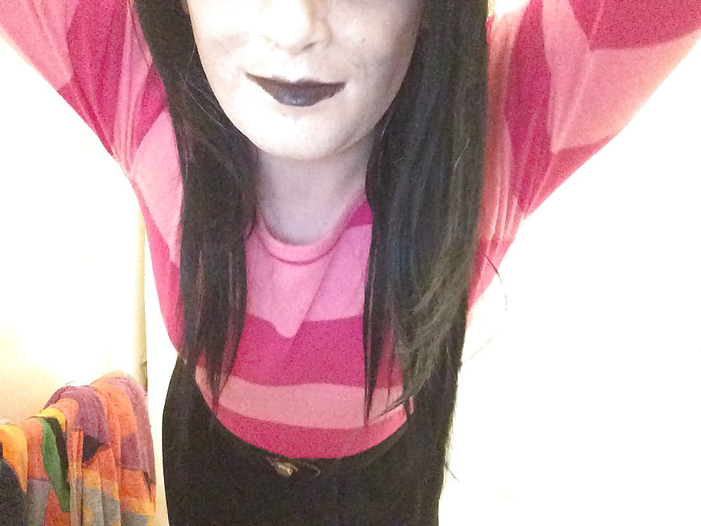 Pink and Vampy (goth tranny) #7