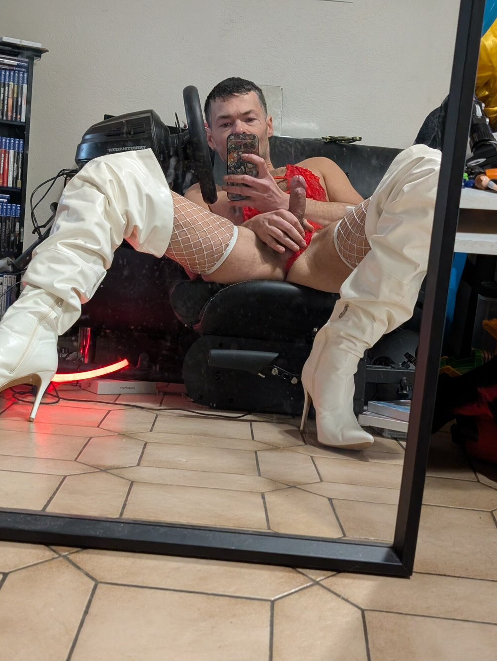 Lady boy sexy lingerie  #15