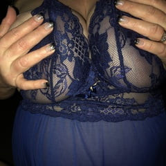 Blue babydoll