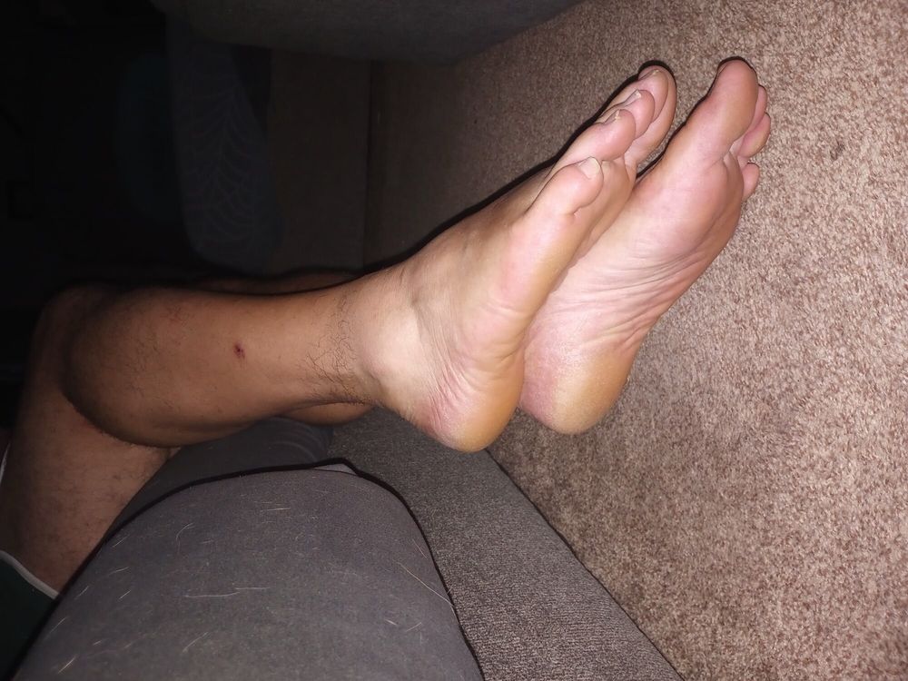 On your knees bitch and kiss my soles #2