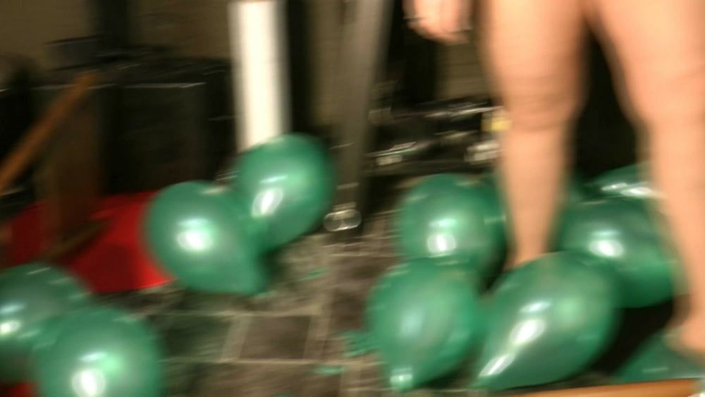 Brown stockings and green balloons #26