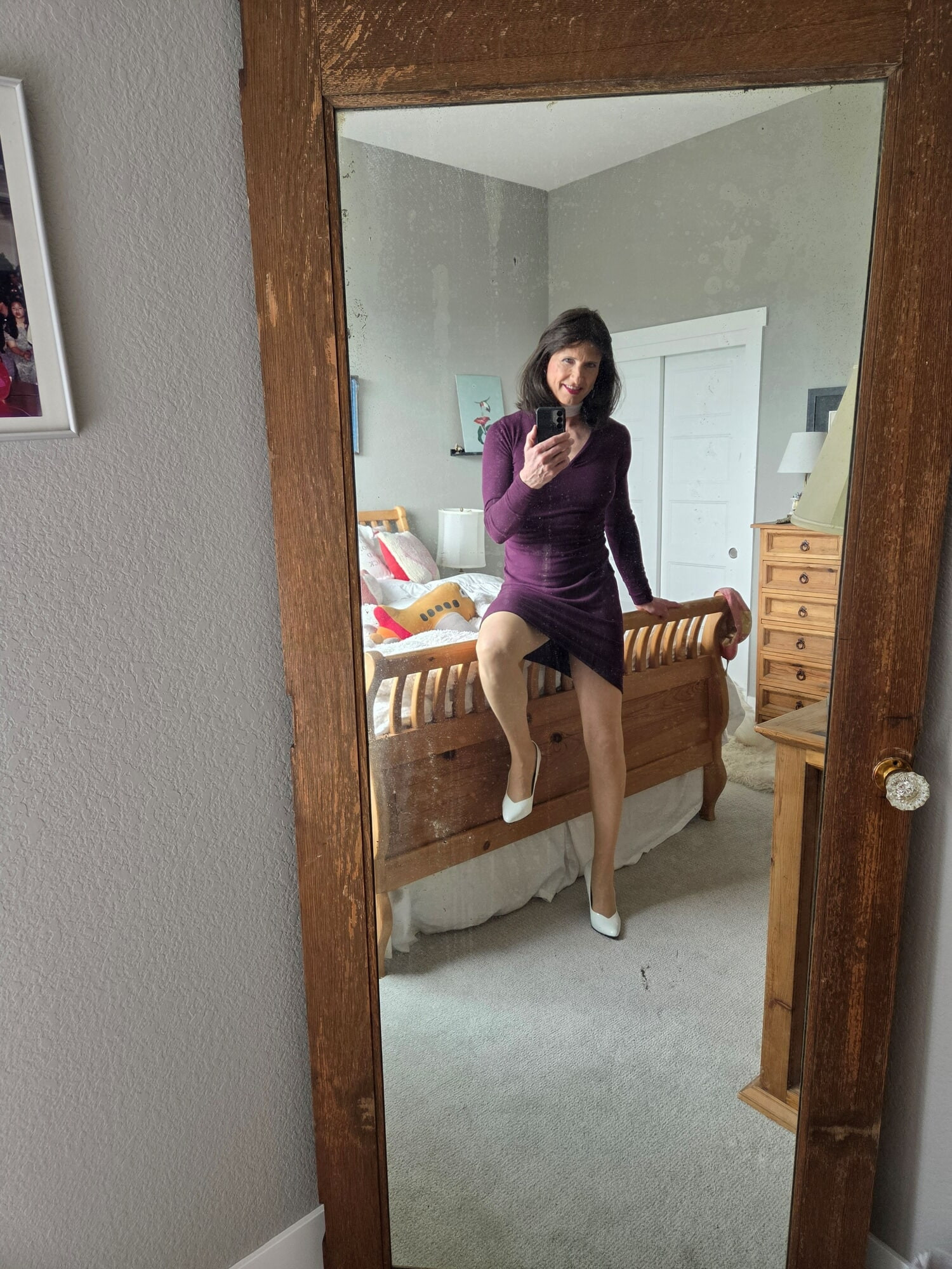 Maroon dress #6