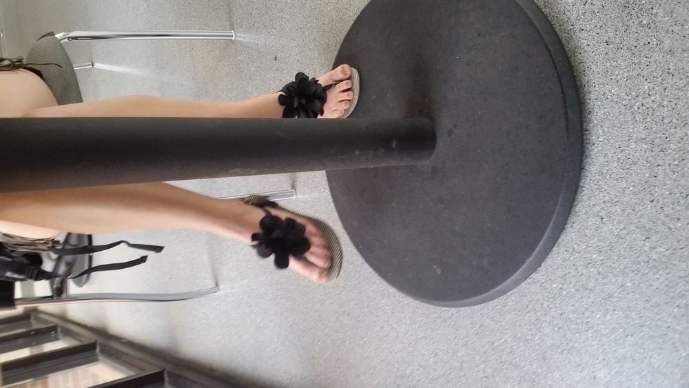 My girls feet in different situations and sandal #22