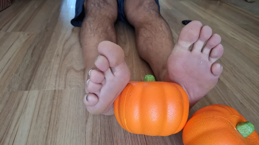 Pumpkin Foot Fetish #19