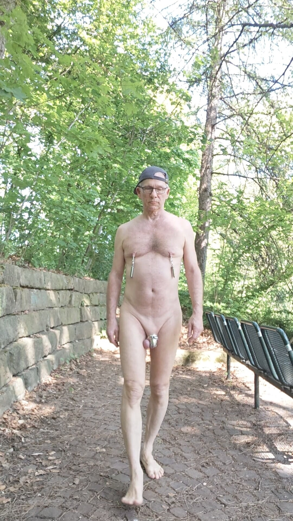 Naked through the park #6