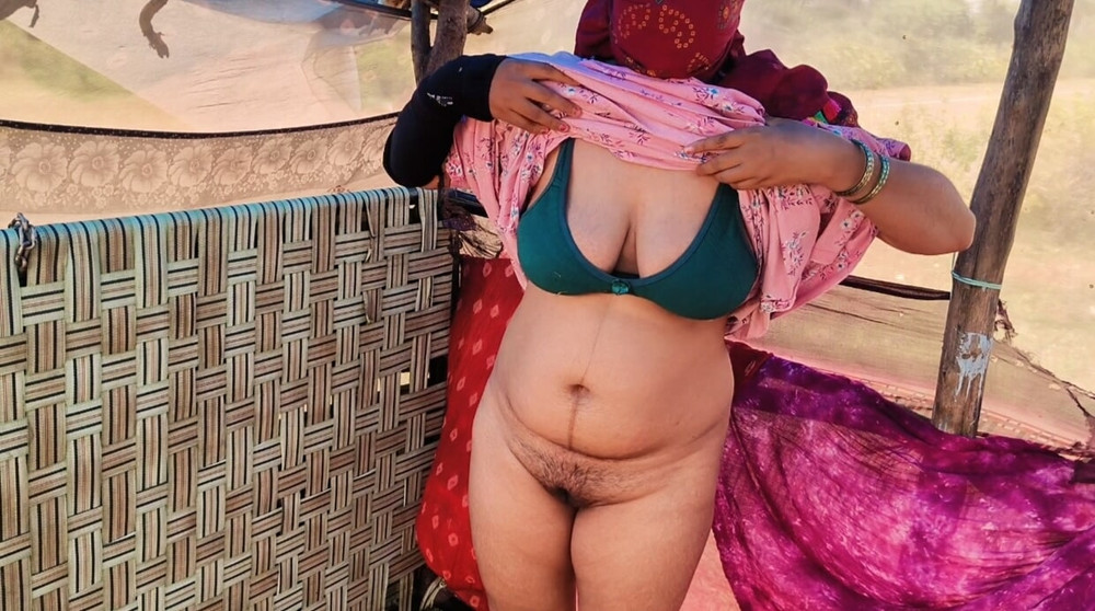 Indian mom fucked by stepson at field and cum inside, watch #37