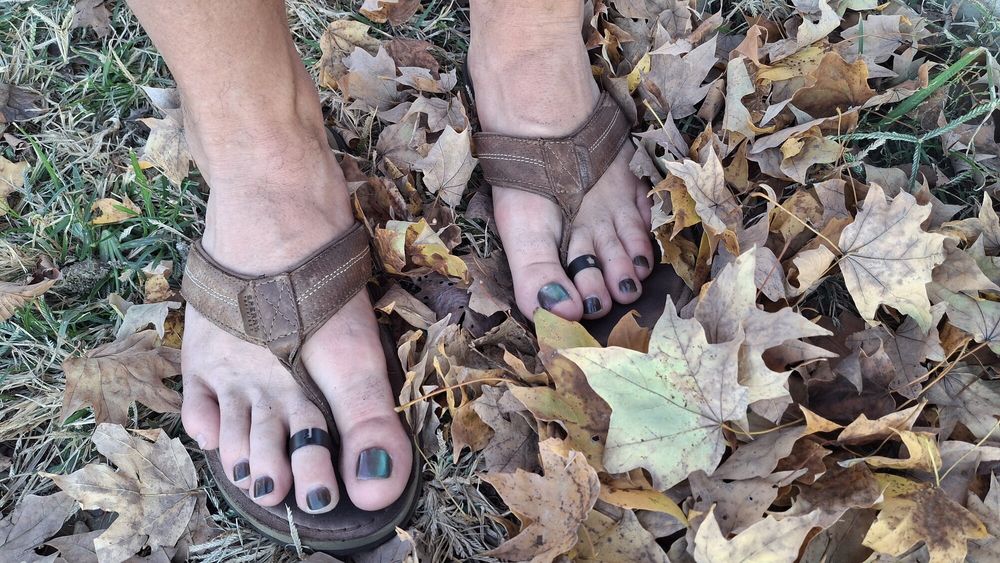 Feet in the leaves #11