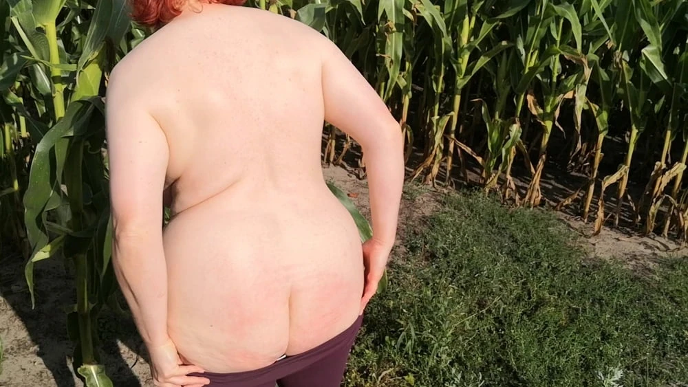 Naked whipping in cornfield #47