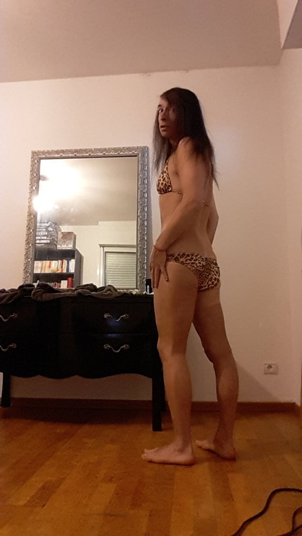 Tygra babe in leopard bikini on summer of 2019. #19