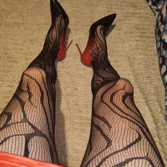 Teasing in My Fishnets