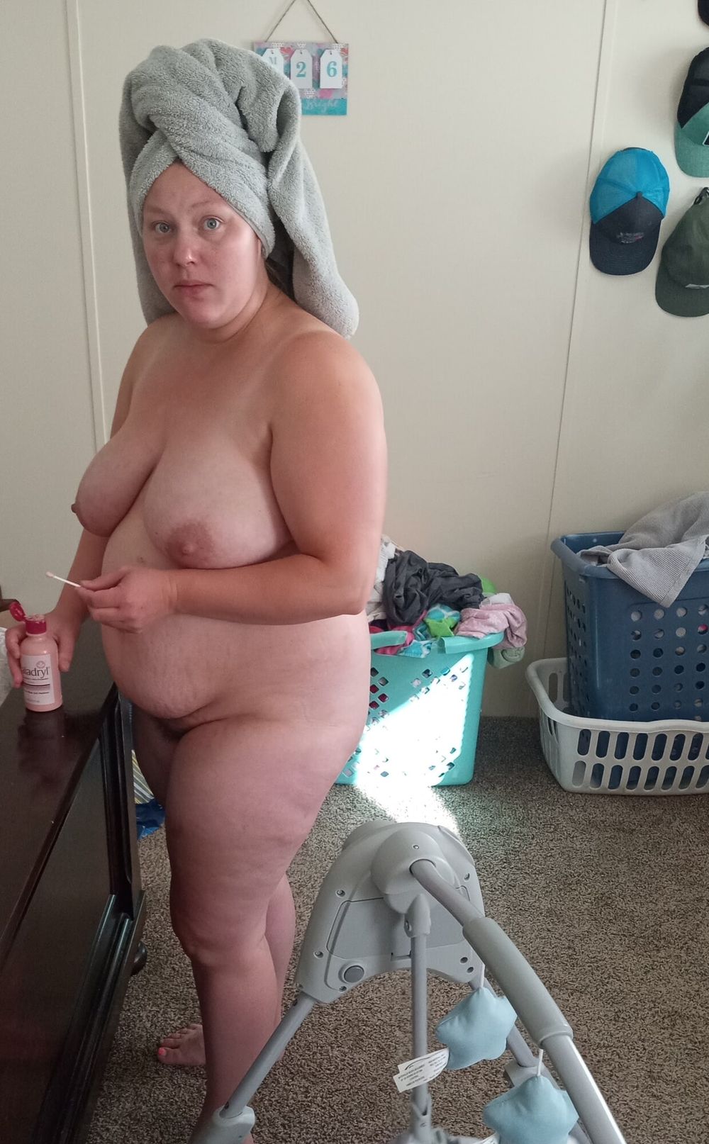 Fat slut Dezahrae dilley after a shower  #2