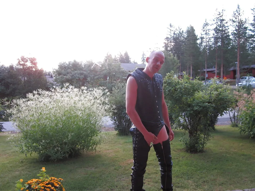 Leather gay from Finland #4