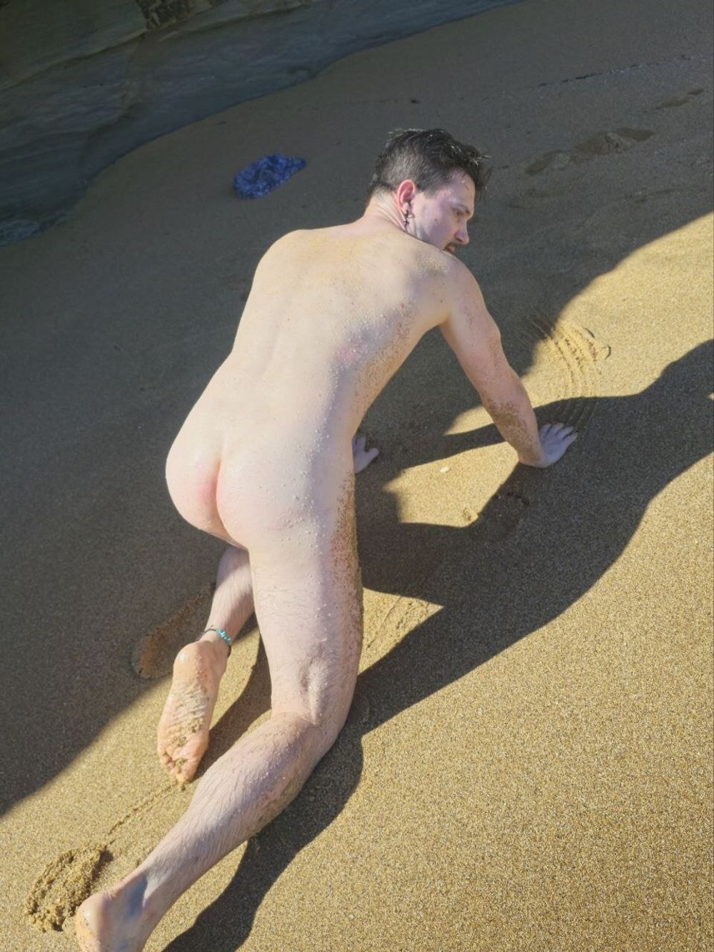 Flroian Johannes Mueller nude at the beach #18