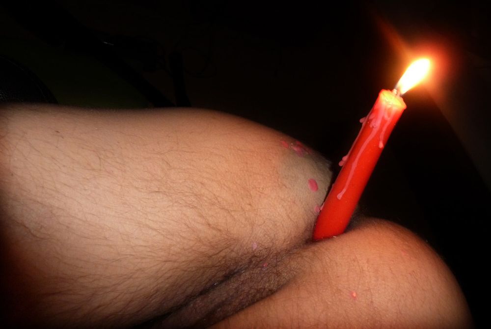 Candle in ass #6