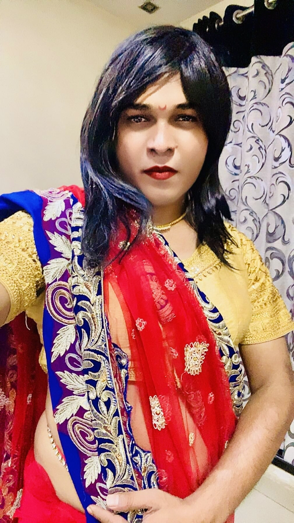 Red Saree #8