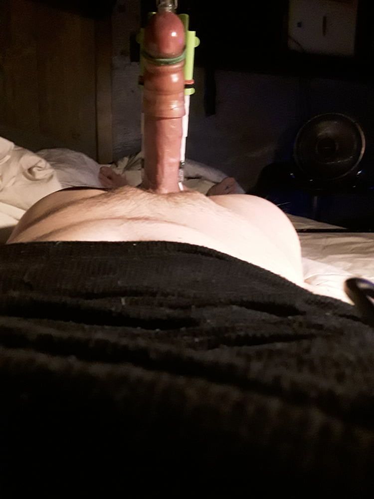Big Cock pumping and stretching  #11