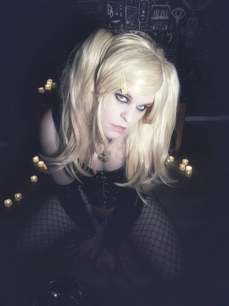 Dark Goth Sissy - Gothic CD Tranny Femboy #10